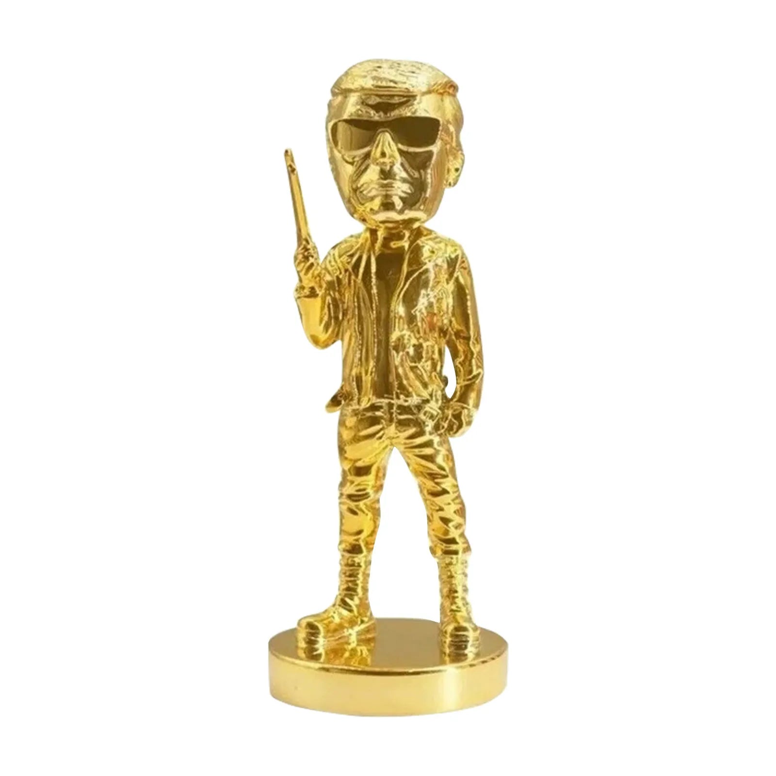 Gold Trumpinator Bobblehead