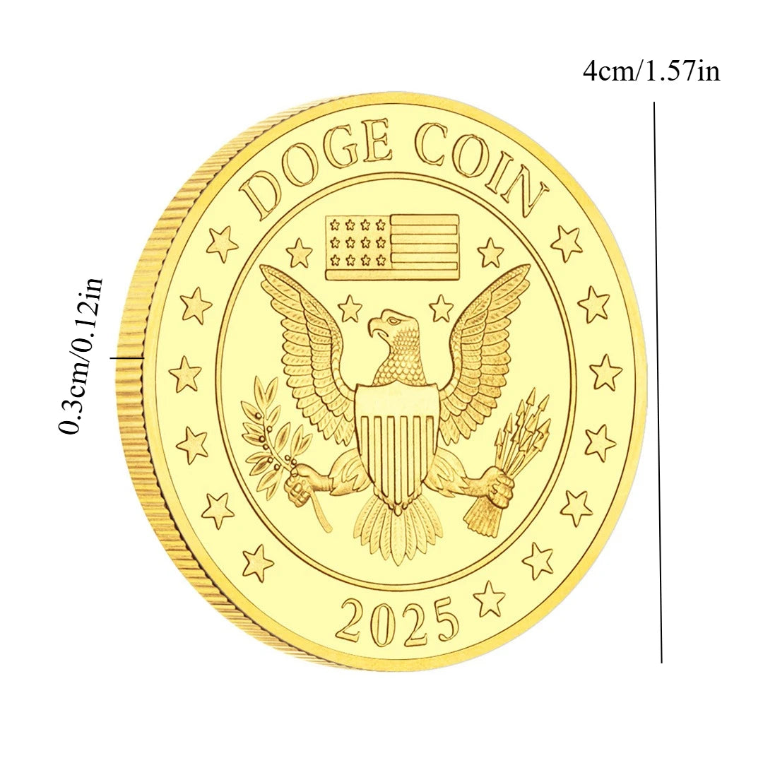 Doge Gold Plated Coin