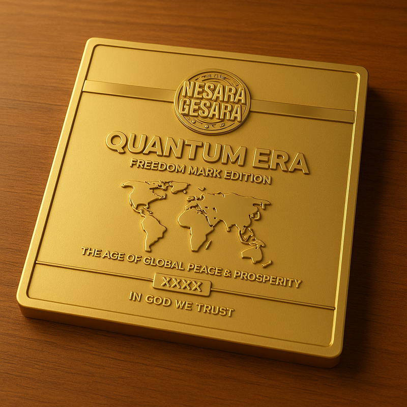 NESARA GESARA Premium Edition Gold Coin